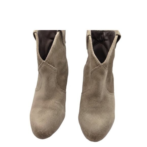 Ash Spiral Vison Suede Ankle Boots - Picture 5 of 6